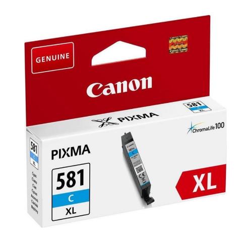 Μελάνι Canon CLI-581XLC Cyan - 519 σελ. (2049C001)