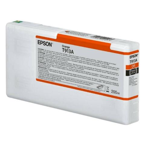 Μελάνι EPSON T913A Orange 200ml (C13T913A00)