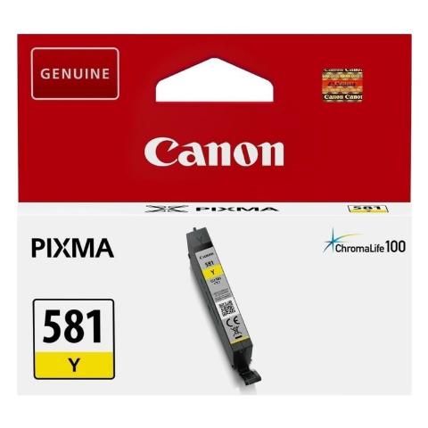 Μελάνι CANON CLI-581Y Yellow - 259 σελ. (2105C001)