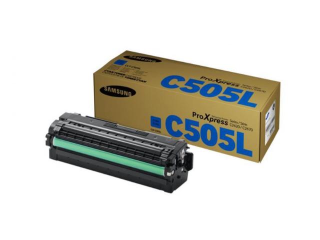 Toner SAMSUNG-HP CLT-C505L Cyan - 3.500 σελ. (SU035A)