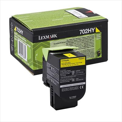 Toner LEXMARK 70C2HY0 Yellow - 3.000 σελ.