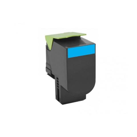 Toner LEXMARK 802C Cyan (80C20C0) - 1.000 σελ.