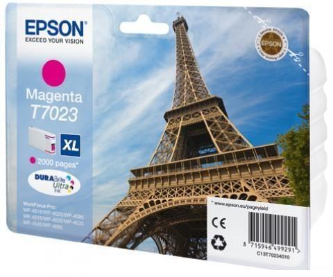 Μελάνι EPSON T702340XL Magenta Γνήσιο - 2.000 σελ. (C13T70234010)