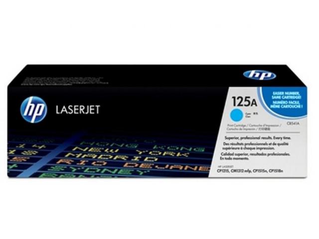 Toner HP 125A Cyan - 1.400 σελ. Γνήσιο (CB541A)