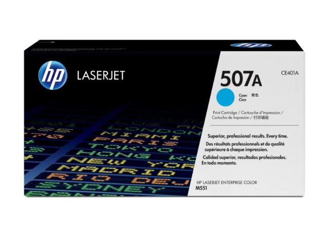 Toner HP 507A Cyan - 6.000 σελ. (CE401A)
