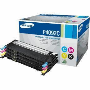 Toner SAMSUNG-HP CLT-P4092C - 4Colors (1 Black, 1 Cyan, 1 Magenta, 1 Yellow) - SU392A