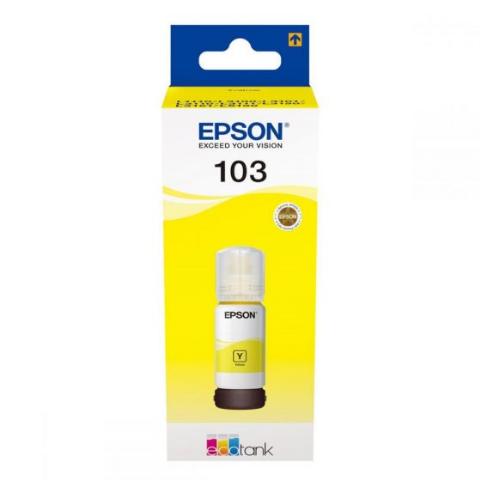 Μελάνι EPSON 103 Yellow Γνήσιο - 4.500 σελ. (C13T00S44A)
