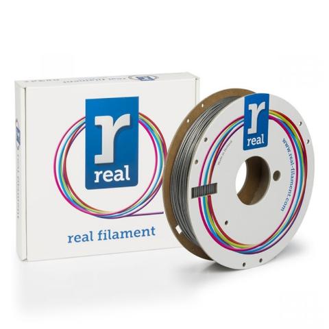 3D Printer Filament REAL PLA 1.75mm Spool of 0.5Kg Sparkle Silver Lining (NLPLASPRKSILVER500MM175)