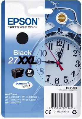 Μελάνι EPSON 27XXL Black Γνήσιο - 2.200 σελ. (C13T279140)