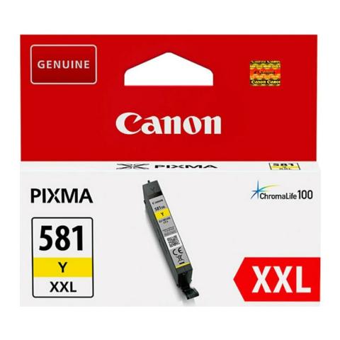 Μελάνι CANON CLI-581XXLY Yellow - 830 σελίδες  (1997C001)