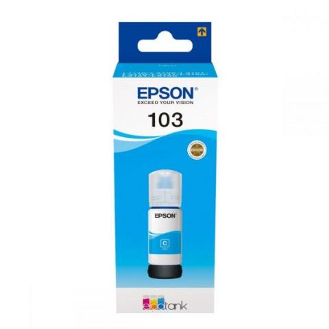 Μελάνι EPSON 103 Cyan - 7.500 σελ. (C13T00S24A)