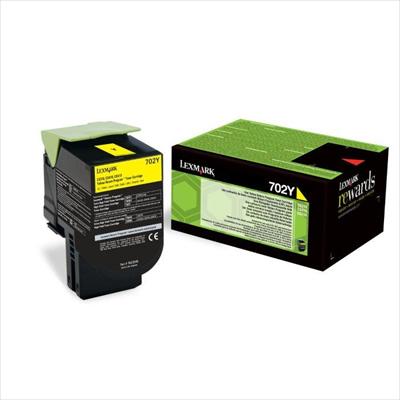 Toner LEXMARK 70C20Y0 Yellow-1.000 σελ.