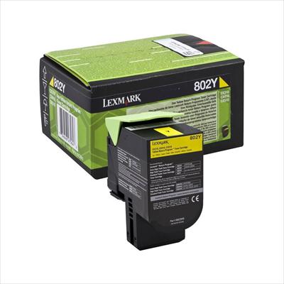 Toner LEXMARK 80C20Y0 Yellow - 1.000 σελ.