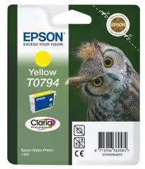 Μελάνι EPSON T0794 Claria Yellow - 715 σελ. (C13T07944020)