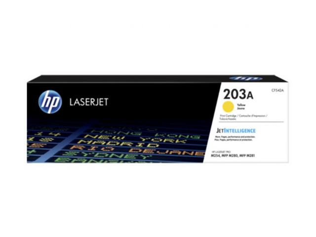 Toner HP 203X Yellow-2.500 σελ. (CF542X)