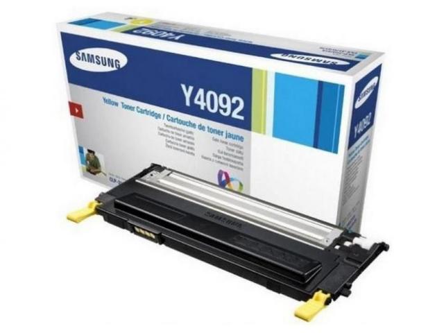 Toner SAMSUNG-HP CLT-Y4092S Yellow - 1.000 σελ. Γνήσιο (SU482A)