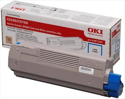 Toner OKI 43872307 Cyan - 2.000 σελ. Γνήσιο