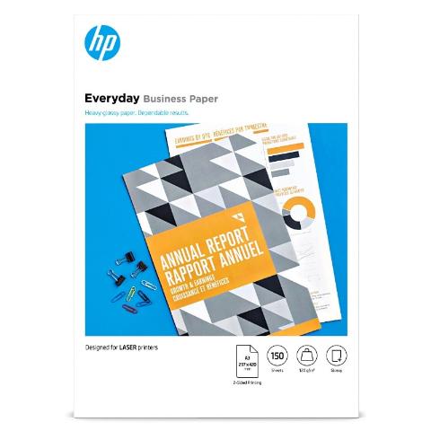 Χαρτί Εκτύπωσης HP A3 White Gloss 120gr 150-Sheets Everyday Business Paper (7MV81A)