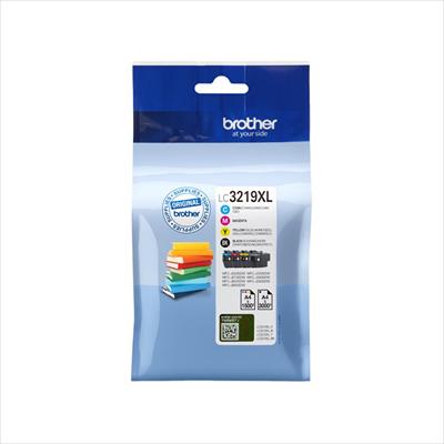 Μελάνι BROTHER LC-3219XL VALUE PACK 4 Colors (1 Black, 1 Cyan, 1 Magenta, 1 Yellow) - 7.500 σελ.