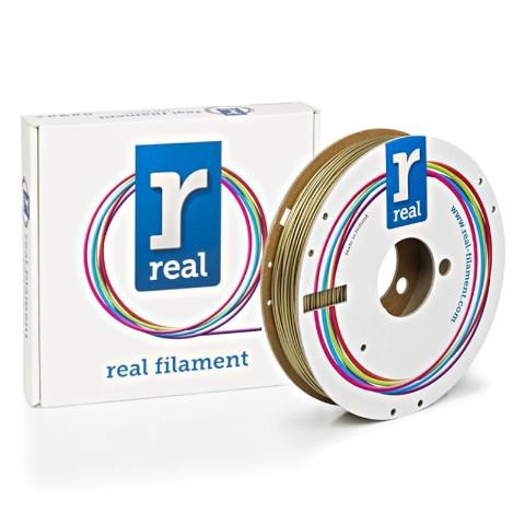 3D Printer Filament REAL PLA 1.75mm Spool of 0.5Kg Sparkle Gold Medal (NLPLASPRKGOLD500MM175)