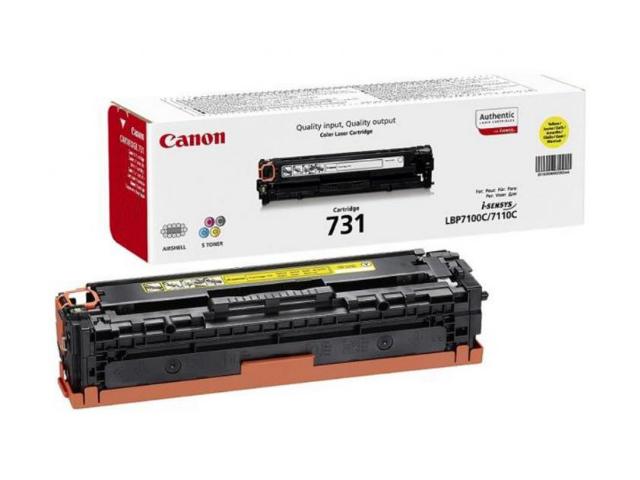 Toner CANON 731 Yellow - 1.500 σελ. (6269B002)