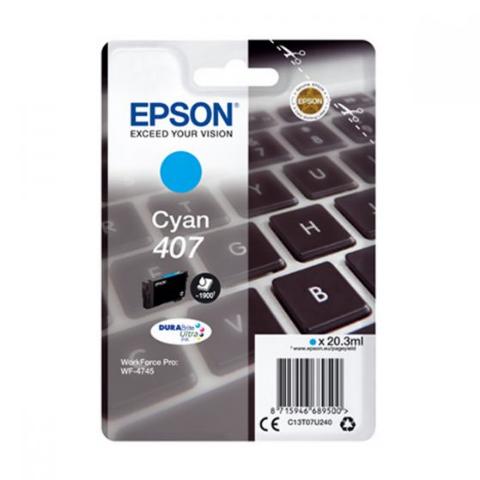 Μελάνι EPSON T07U2 Cyan Γνήσιο - 1.900 σελ. (C13T07U240)