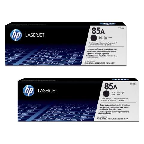 Toner HP 85AD Dual Pack Black Γνήσιο - 2 x 1.600 σελ. (CE285AD)