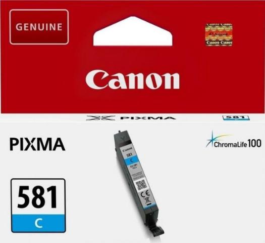 Μελάνι CANON CLI-581C Cyan - 259 σελ. (2103C001)