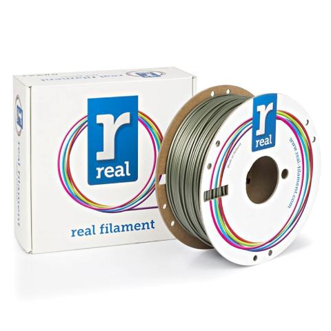 3D Printer Filament REAL PLA 2.85mm Spool of 1Kg Silver (NLPLARSILVER1000MM285)
