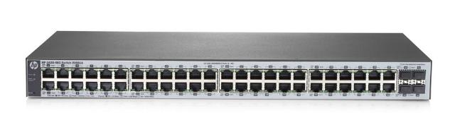 Switch HP 1820-48G, Smart-managed, Rackmount, 4 SFPs 100/1000,Limited lifetime Warranty 2.0