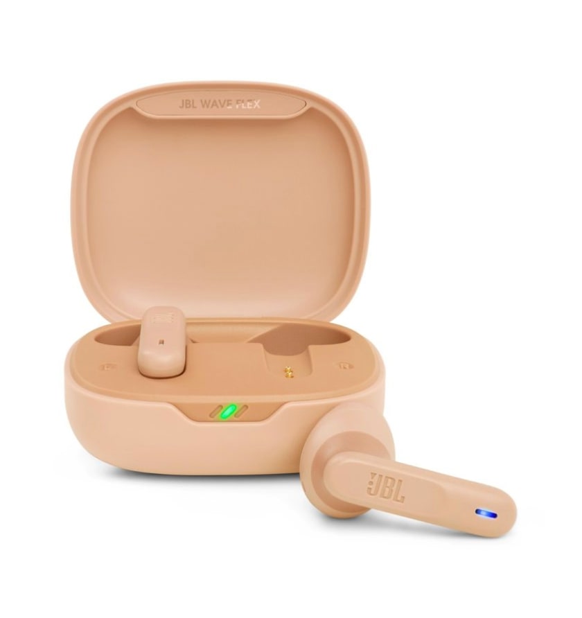 Ακουστικά JBL Wave Flex Earbud Bluetooth Handsfree - Beige (JBLWFLEXBEG)