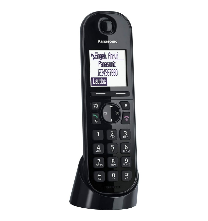 Ασύρματο IP Τηλέφωνο PANASONIC KX-TGQ200GB Black