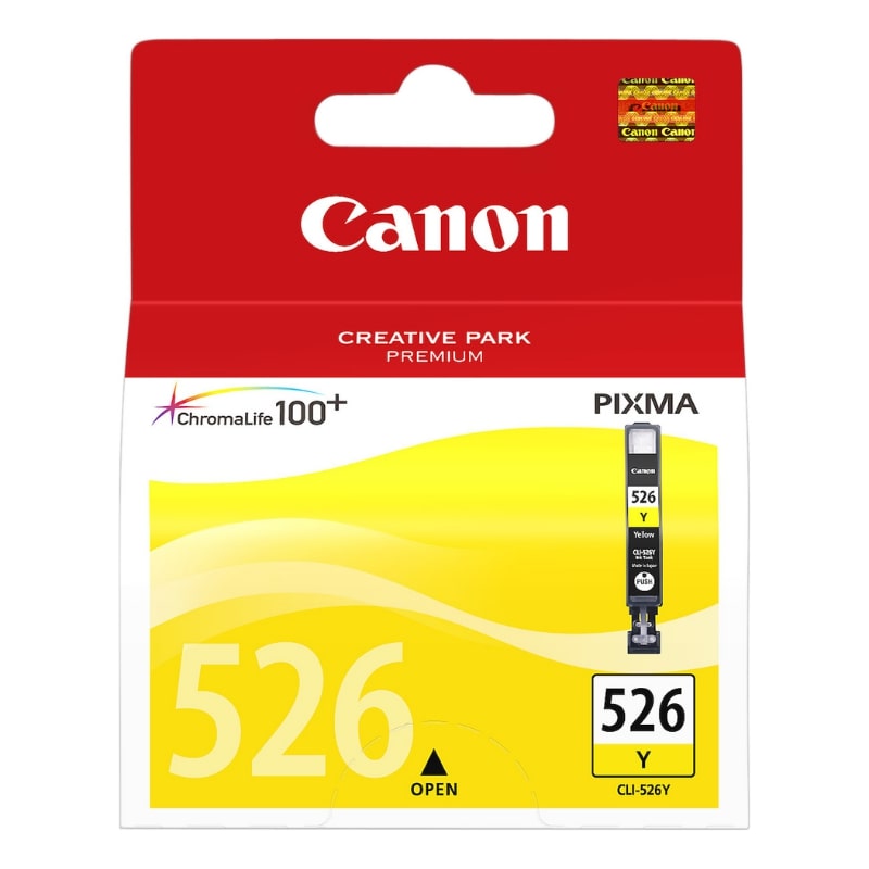 Μελάνι CANON CLI-526Y Yellow - 450 σελ. (4543B001)