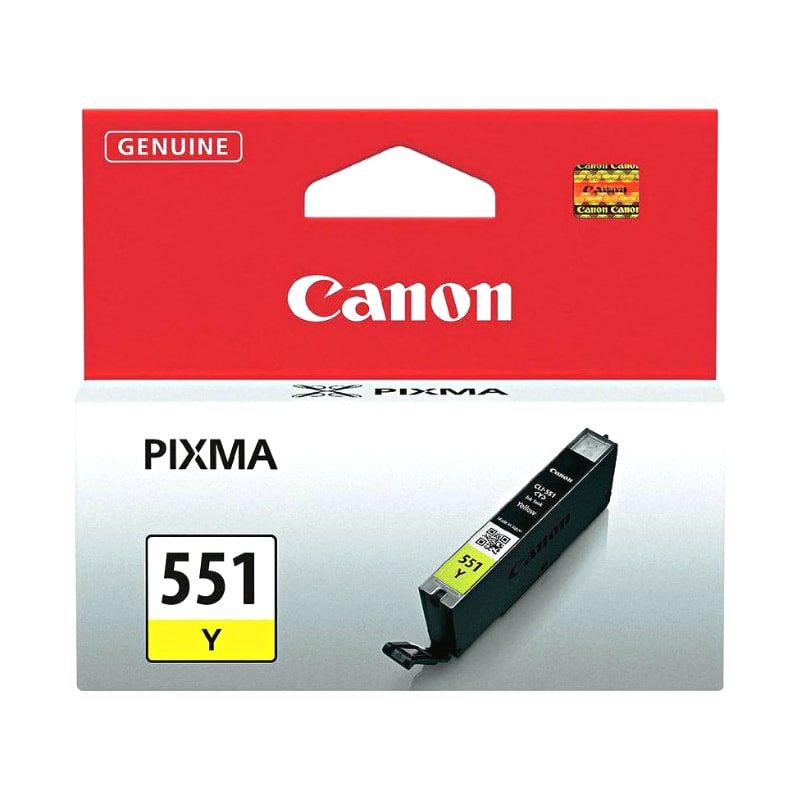 Μελάνι CANON No 551 CLI-551 Yellow - 121 σελ. (6511B001)