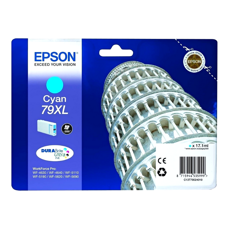 Μελάνι EPSON 79XL Cyan - 2.000 σελ. (C13T79024010)