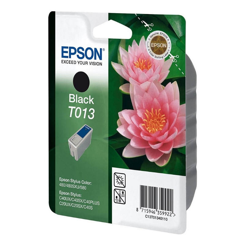 Μελάνι EPSON T013 Black - 210 σελ. (C13T013401)