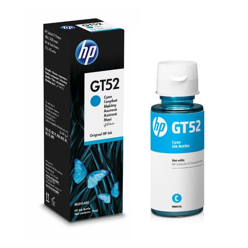 Μελάνι HP GT52 Cyan - 8.000 σελ. (M0H54AE)