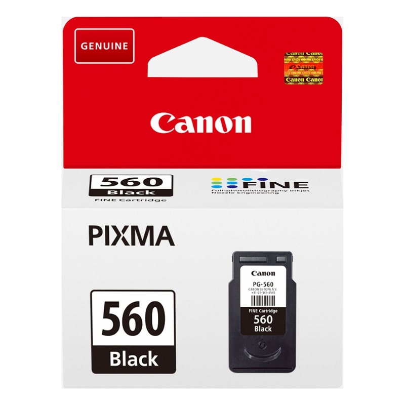 Μελάνι CANON PG-560BK Black Γνήσιο - 180 σελ. (3713C001)