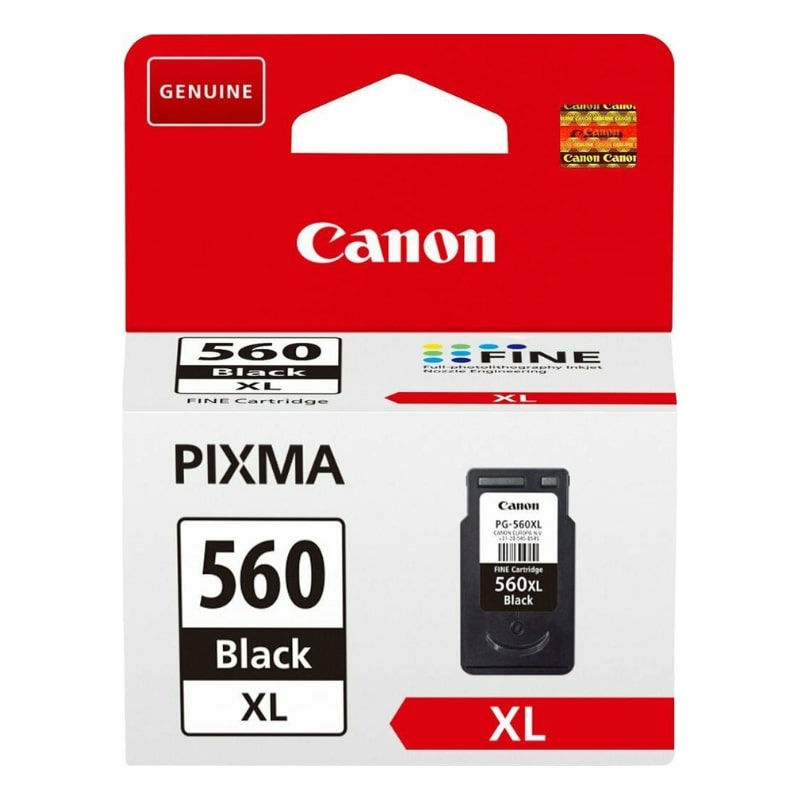 Μελάνι CANON PG-560XLBK Black Γνήσιο - 400 σελ. (3712C001)