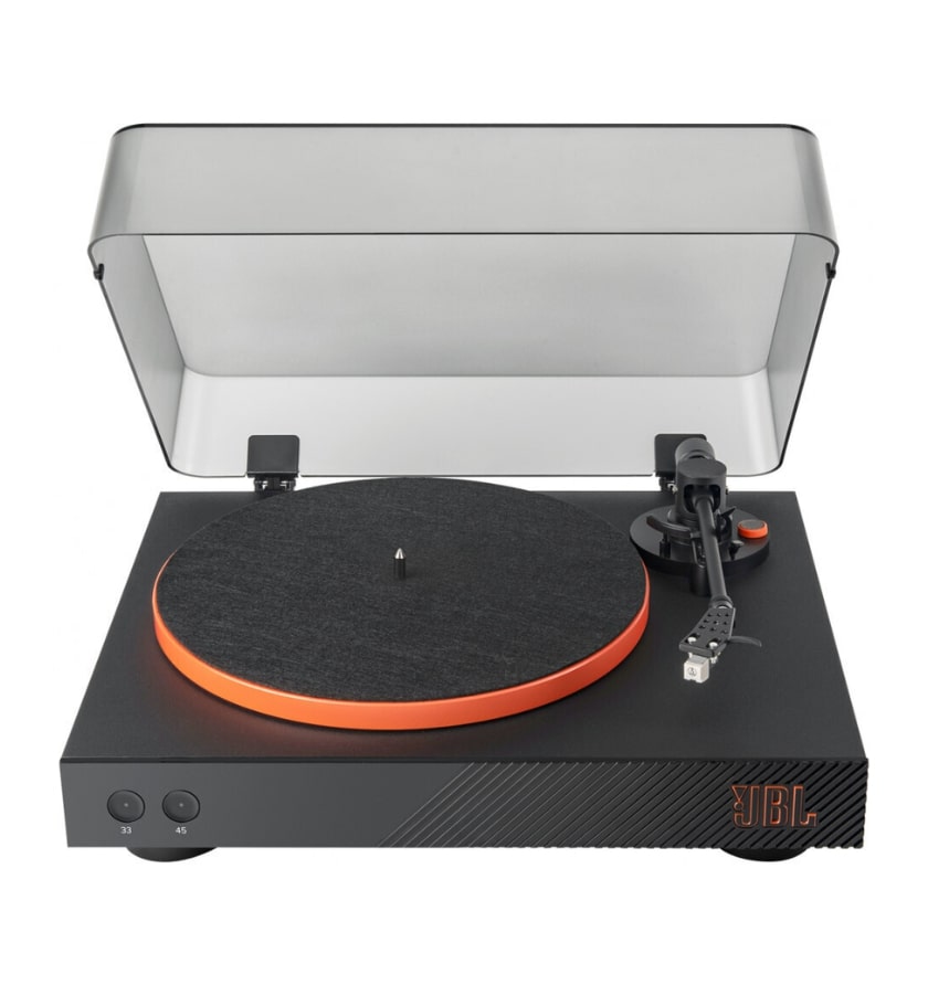 Πικάπ JBL Spinner BT, Bluetooth Turntable - Black and Orange (JBLSPINNERBTBLKEU)