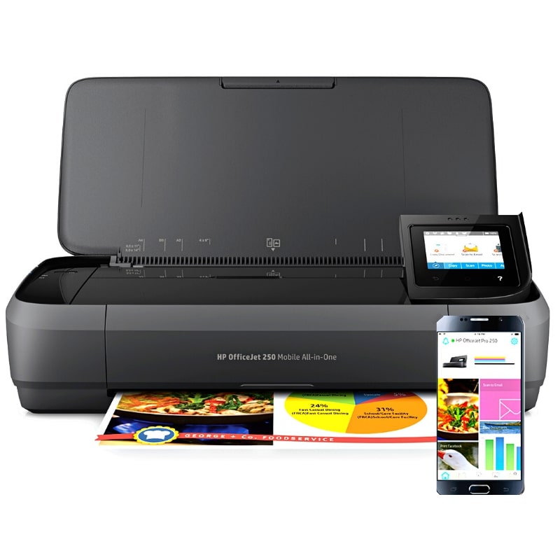 Φορητό Πολυμηχάνημα HP Officejet 250 AiO Mobile (CZ992A) - Colour