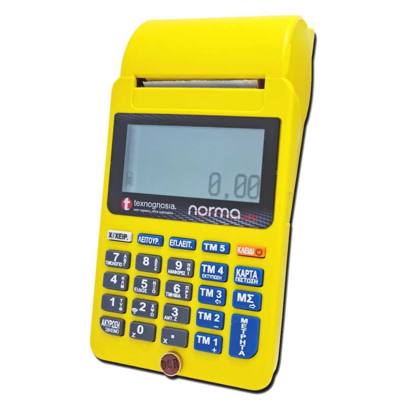 ΤΑΜΕΙΑΚΕΣ ΜΗΧΑΝΕΣ NORMA ECO YELLOW