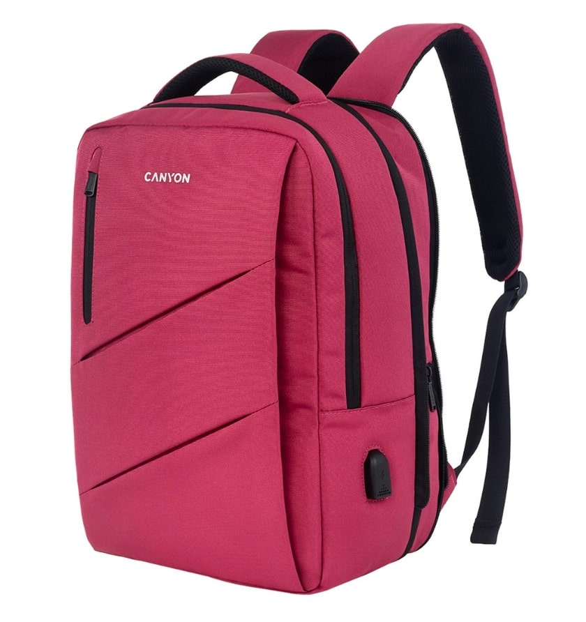 Τσάντα για Laptop Canyon BPE-5 backpack for 15.6 laptop Pink (CNS-BPE5BD1)