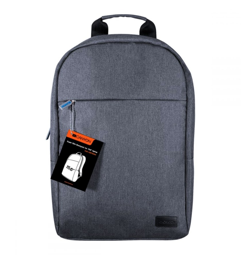Τσάντα για Laptop Canyon Super Slim backpack for 15.6 laptop Grey (CNE-CBP5DB4)