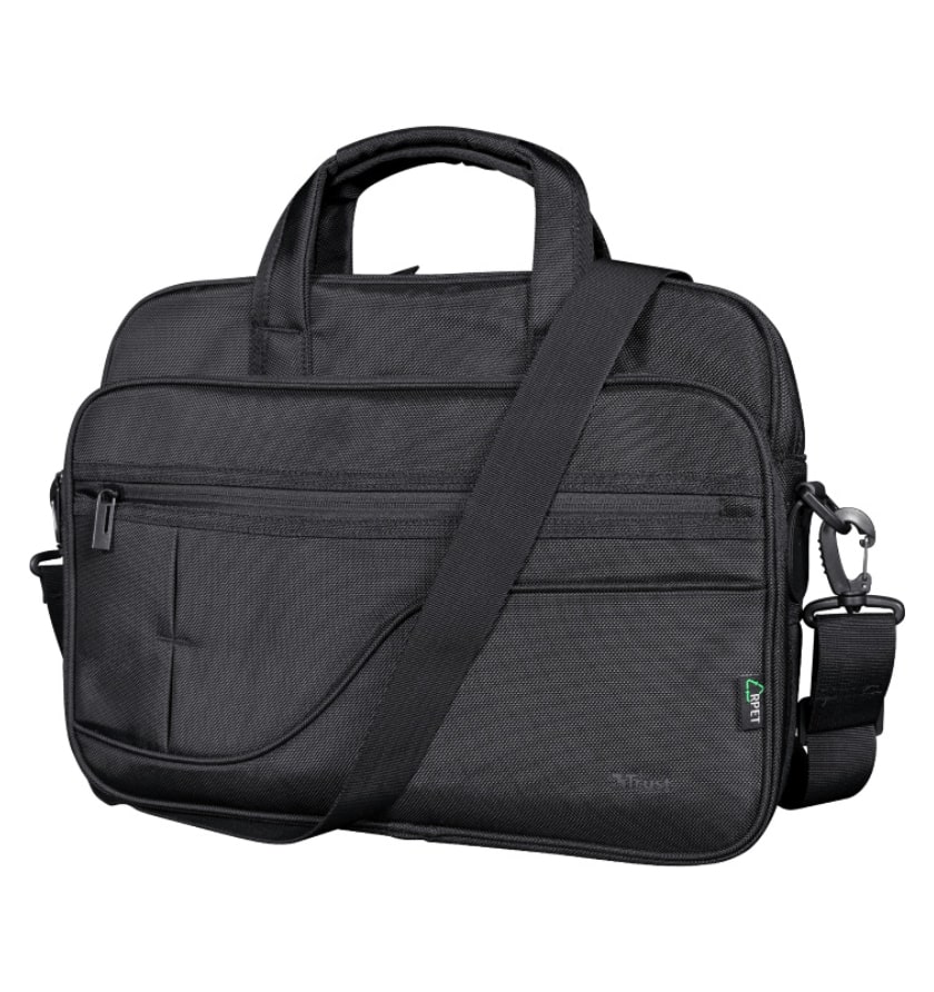 Τσάντα για Laptop Trust Sydney Eco-friendly Slim Black for 16 laptop (24282)