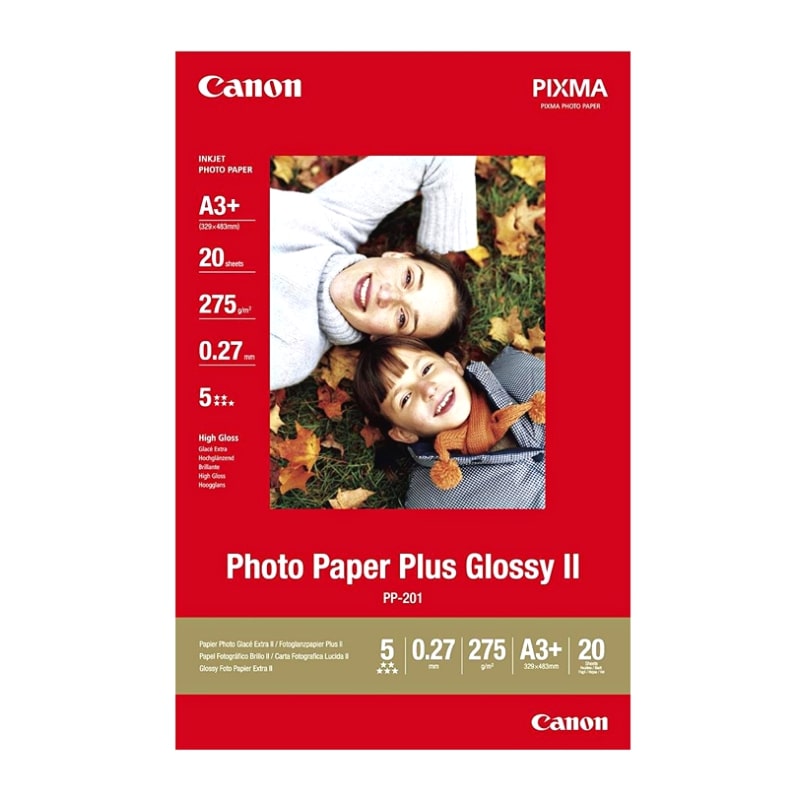 Φωτογραφικό Χαρτί CANON A3+ Glossy 275g/m² 20 Φύλλα (2311B021)