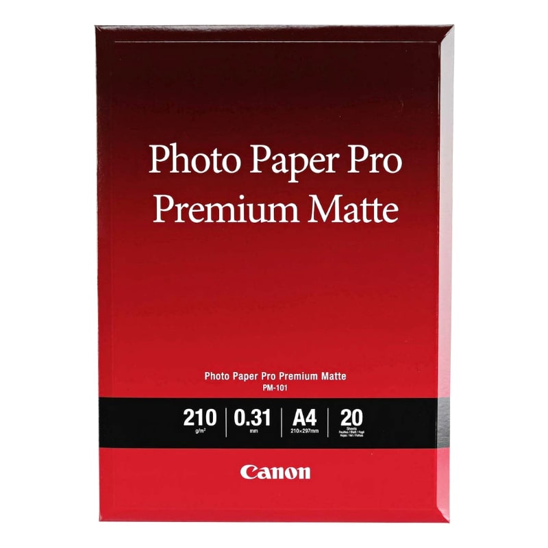 Φωτογραφικό Χαρτί CANON A4 Premium Matte 210g/m² 20 φύλλα (8657B005AA)