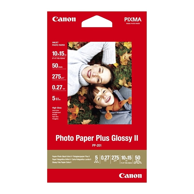 Φωτογραφικό Χαρτί CANON A6 Glossy 275g/m² 50 Φύλλα (2311B003)