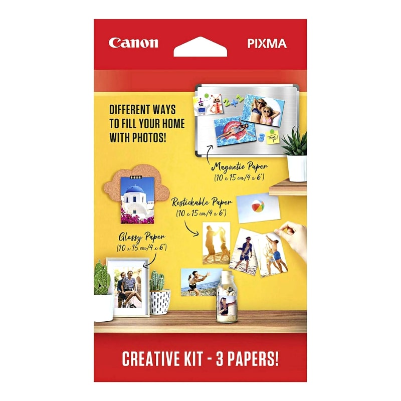 Φωτογραφικό Χαρτί CANON Pixma Creative Kit A6 (10x15) 3 Φύλλα (3634C003AA)