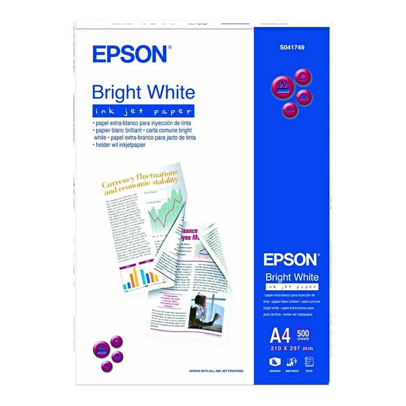 ΧΑΡΤΙ ΕΚΤΥΠΩΣΗΣ EPSON A4 90g/m² 500 Φύλλα (C13S041749)